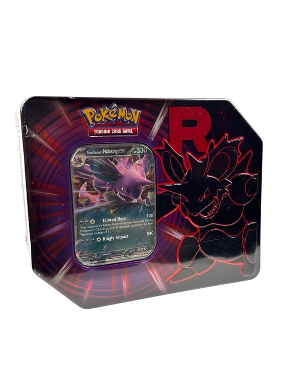 Pokemon Other - Pokémon TCG Team Rocket’s Nidoking ex Tin Destined Rivals Sealed New Collectible